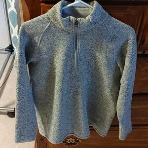 SUNICE Stormpack Long Sleeve 1/4 Zip Pullover Top Gray medium